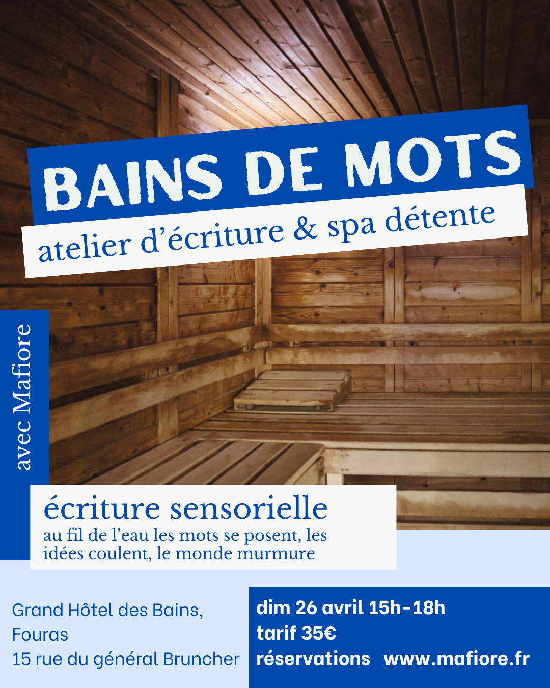 Bains de mots - écriture et spa